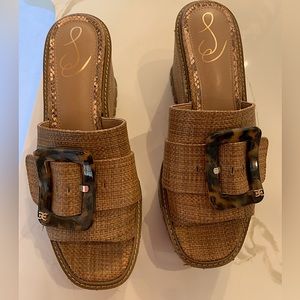 Sam Edelman platform wedge sandals. Size 9.5